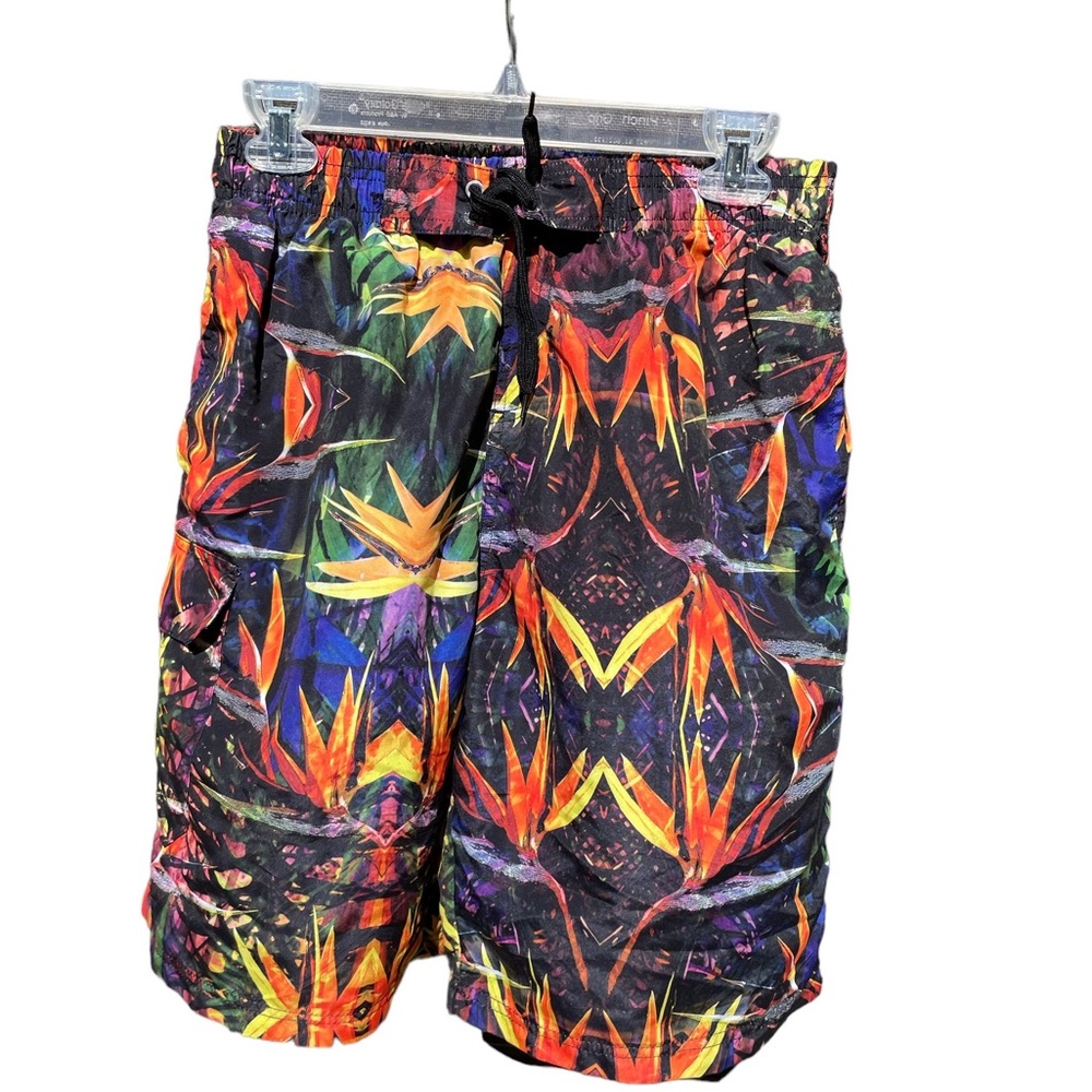 NBN Gear Swim Trunks Men’s Size M Multicolored
